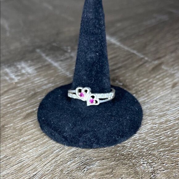 CUTE Double Heart Ring - Picture 1 of 2